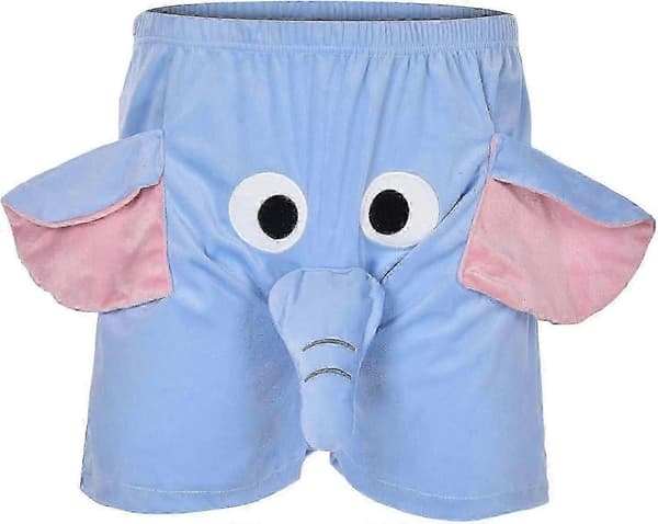 Elefantsnabel Undertøj Sjovt Elefant Undertøj Nyhed Boxer Shorts Prank Gaver Mænds Bomuld Atletiske Shorts - DX