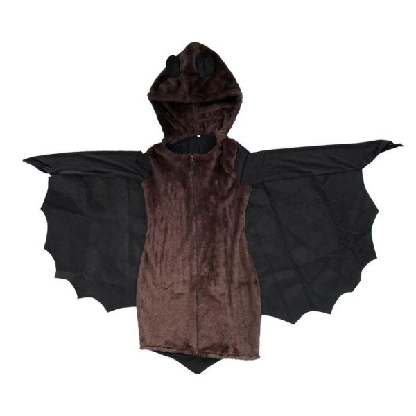 Adult Womens Bat Hoodie Halloween Costume Accessory Top Jacket Xxl
