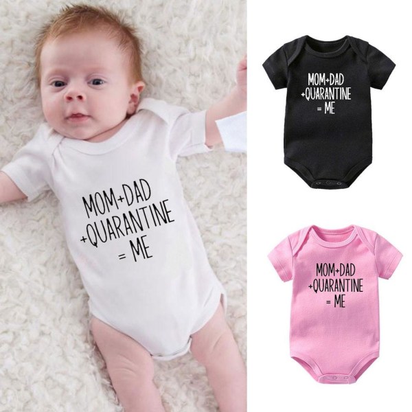 Cute Toddler Newborn Baby Short Sleeve Casual Romper Jumpsuit Pink Xxl