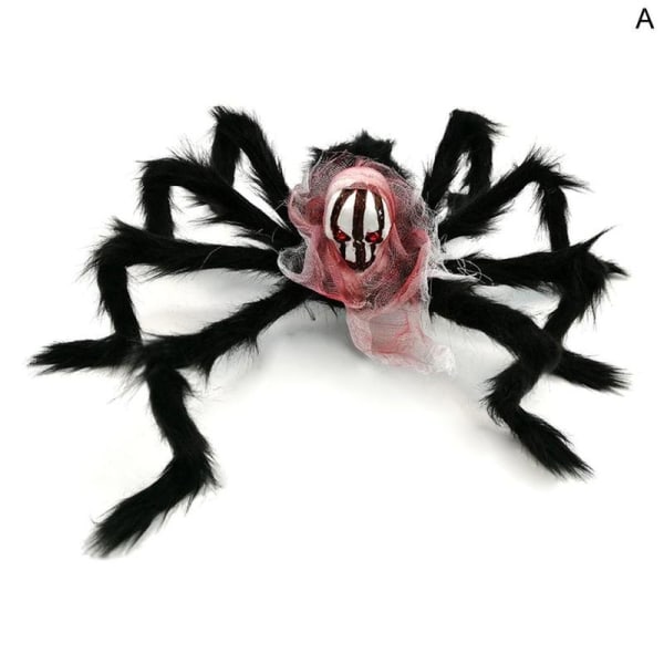 Halloween Scary Spider Simulation Plush Toy Home Party Props A Multicolor 40*50cm