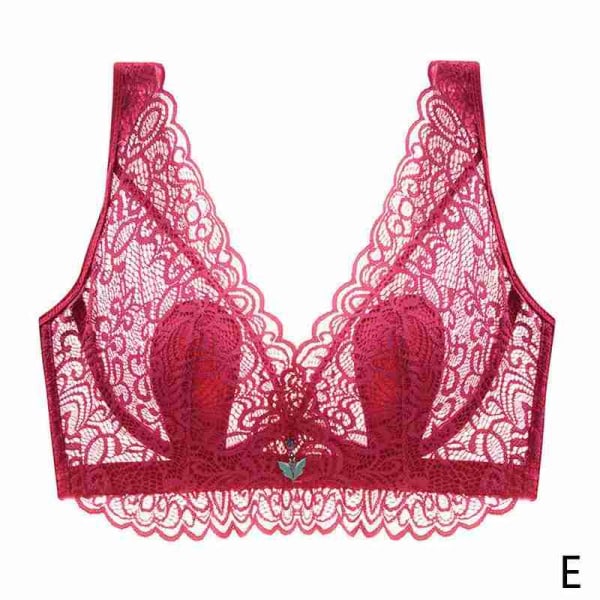 Women Thin Clear Sexy Lace Triangle Bralette Full Cup Lingerie
