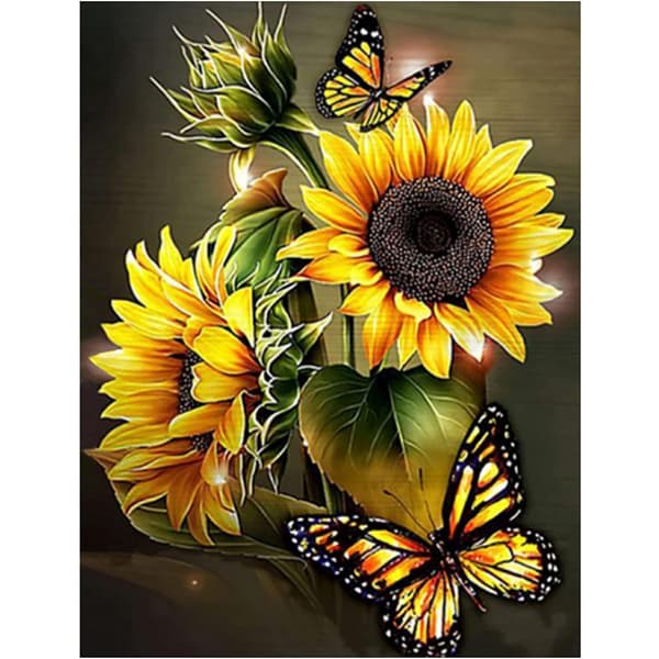 Diamond Painting Blomster Diamond Painting 5D Diamond Painting Fu