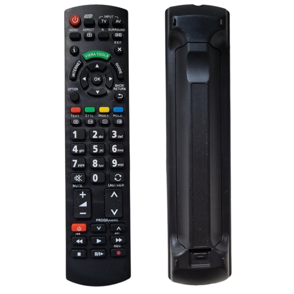Remote Panasonic Fjernbetjening Til Tv N2qayb Black