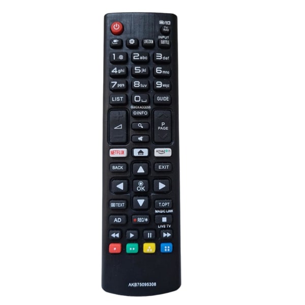 Remote For LG Fjernbetjening Til Lg Tv Akb75095308 Black
