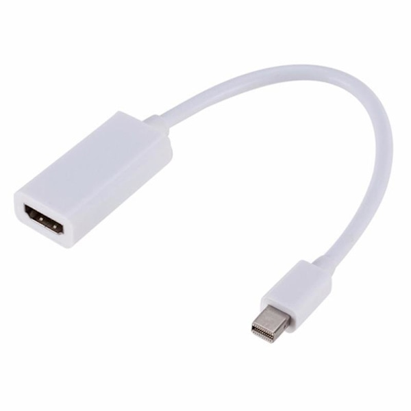 M Kabel Macbook Thunderbolt Displayport Til Hdmi Adapter Hvid White