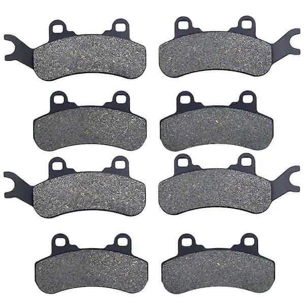 8 st Motorcykel Främre Bakre Bromsbelägg Set 715900380 715900379 för Can-Am Maverick X3/MAX/Sport/Trail