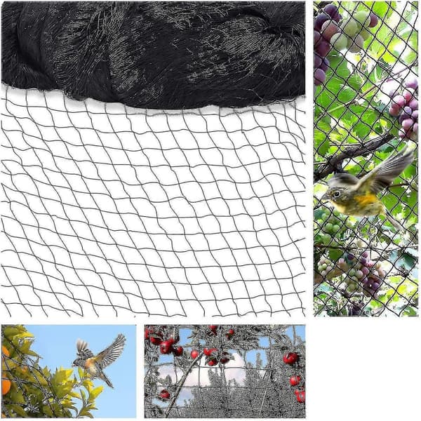 15m X 15m Fuglebeskyttelsesnet Fuglenet Plantenet Damnet Havenet Til Have, 5 X 5 Cm Store Huller, 2024 Ping