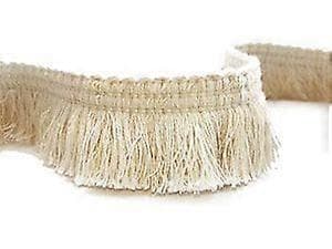 10 Meter Beige Bomull Duske Stoff Kant Trim for DIY Håndverk Kjole Dekor