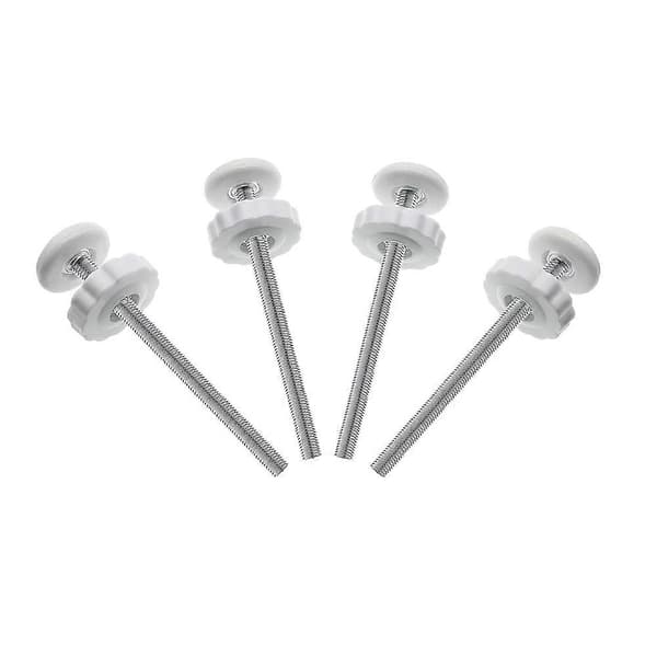 4 stk universelle gjengede spindelstenger for babygrind, M8 erstatningsbolt for trykkmonterte sikkerhetsgrinder for baby og kjæledyr A