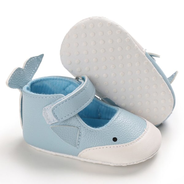 Baby Cartoon Penguin Cute Casual Soft-soled Toddler Shoes Blue 12-18months