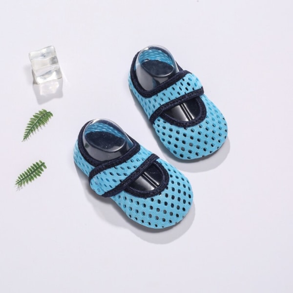 Summer Baby Breathable Mesh Non-slip Thin Toddler Shoes Blue S(12-18m)