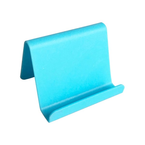 Universal Portable Plastic Tabletop Phone Holder Stand Light Blue