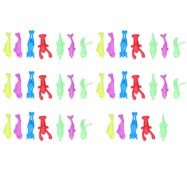 40 stk. Marine Dyre Gummi Finger Slingshot Flygende Leketøy for Voksne Barn Stress Relief Spøk Spill