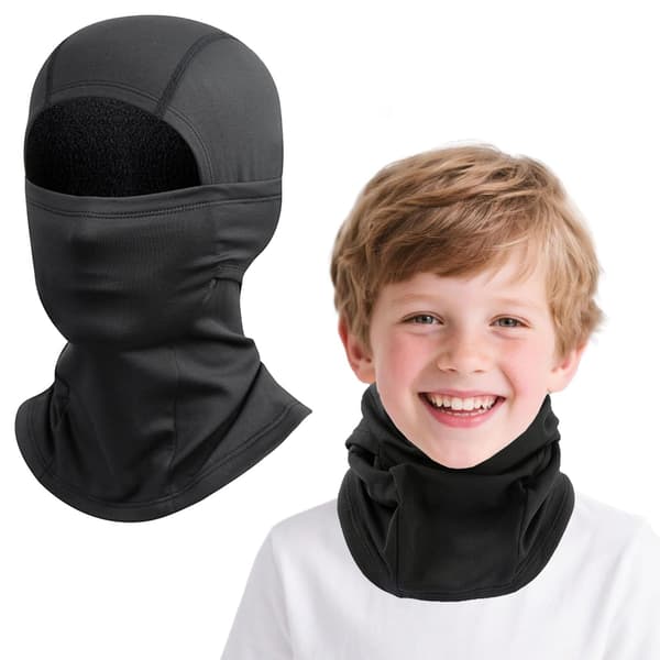 Balaklava for barn, vindtett varm skiskmaske for gutter/jenter, multifunksjonell balaklava for barn for sykling, skøyter, ski, løping – én størrelse