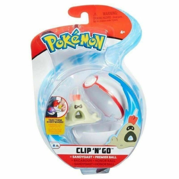 Pokemon Clip N Go - Sandygast & Premier Ball