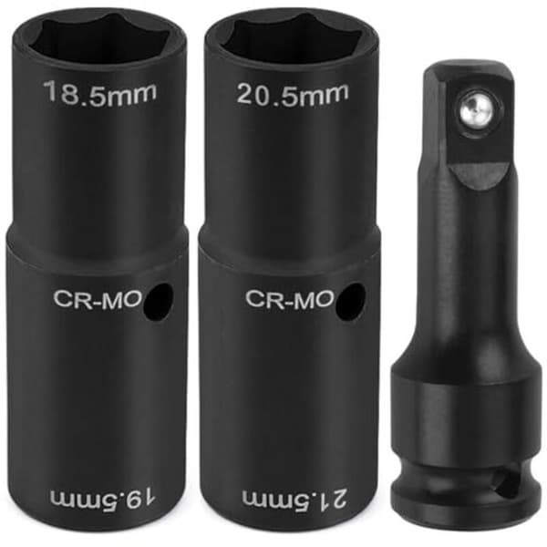 Ford Hjulmutterpipe Sett 19.5 18.5 20.5 21.5 mm Dobbel Hode Fastnøkkel 1/2{hw}