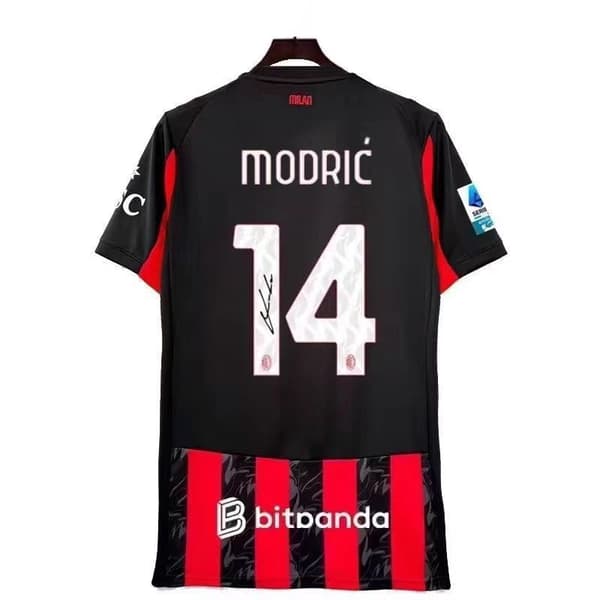Fodboldtrøje 2026 Retro Edition Signature Style Fodboldtrøje Samlerobjekt Fanversion Gave til Fans*AC Milan - Nr. 14 - 2526*L