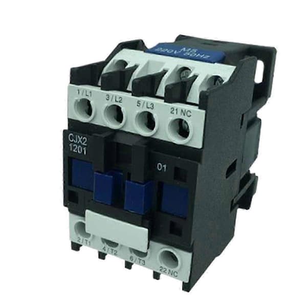 CJX2-1210 220V 25A 50/60HZ Spolemotor AC Kontaktor 3-polet Normalt Åpen SZRH AX