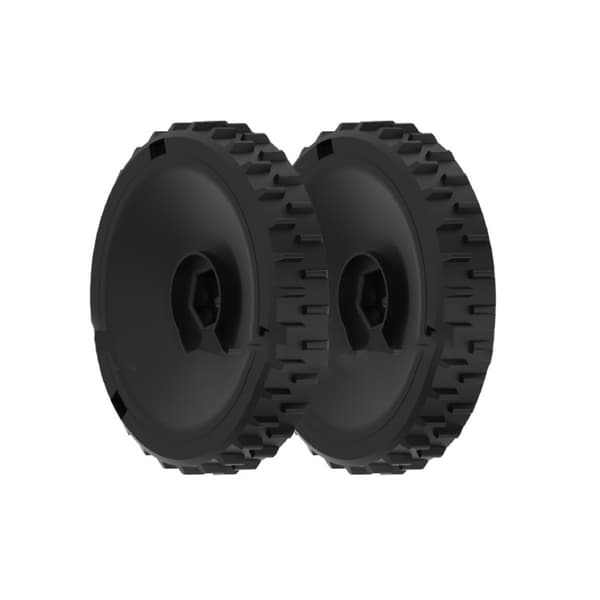 Erstatningshjul 574465104 x2 - navhjul kompatibelt med Gardena & Husqvarna, ABS, passer Automower 105/305/308 og Gardena R38Li/R40Li/R50Li/R70Li/R80Li
