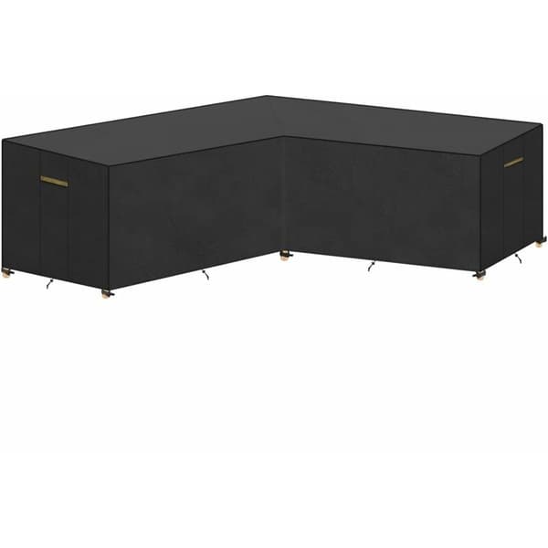 Vandtæt Sofabetræk Udendørs Møbelovertræk Havemøbelovertræk Møbelbeskytter L-formet Hjørnesofabetræk Egnet 215x215x87/80cm