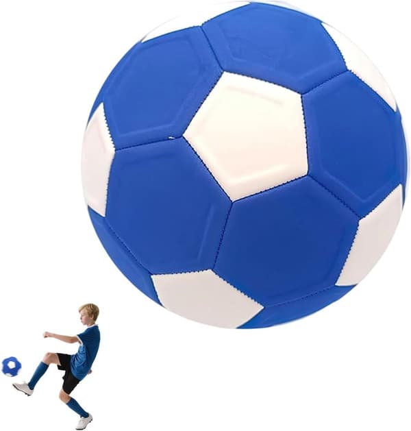 Curve Ball - fotball - 20 cm - curveball - curve ball fotball - curvebal - kickerball - perfekt gave til barn - størrelse 4 - Blå