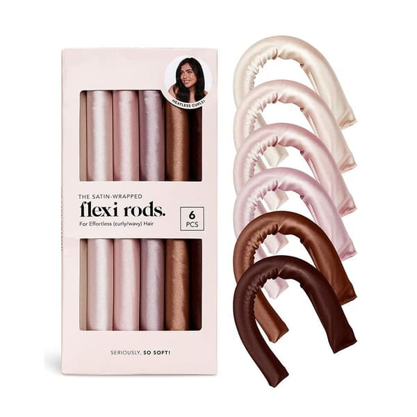 6 stk./sæt Varmefrie Krøllejern Hårkrøller Flexi Rods
