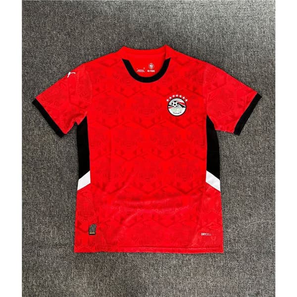 2025 Egypt Hjemmestadion 2026 VM-landslagets fotballuniform fanversjon, kortermet trøye-FM-