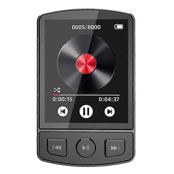 MP3-07 Bærbar Bluetooth MP3 Musikkspiller FM Radio 1.77-tommers Skjerm Video MP4 Spiller