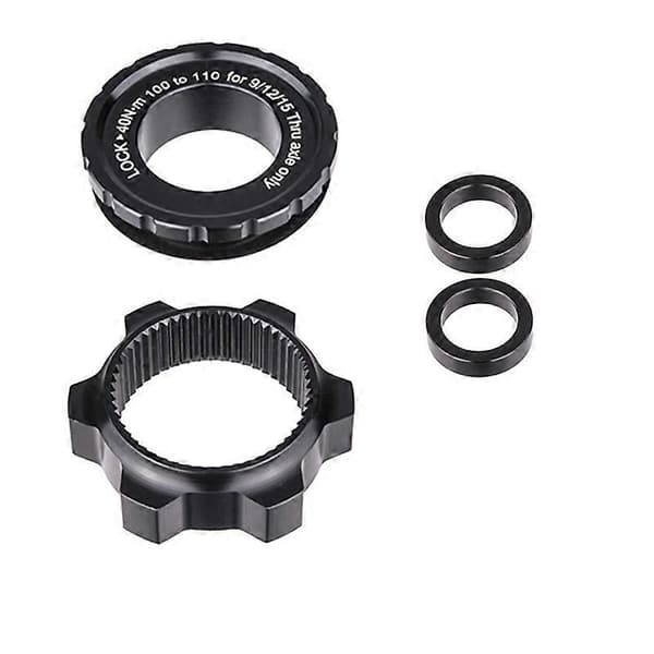 Center Lock Hub Boost Adapter, Center-Lock til 6-Huls, 15X100 til 15X110