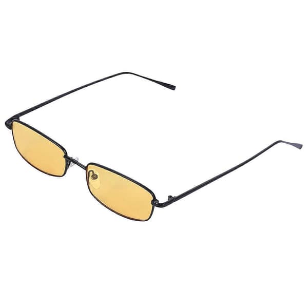 Vintage Solbriller Kvinner Menn Rektangel Briller Små Retro Shades solbriller kvinner S8004