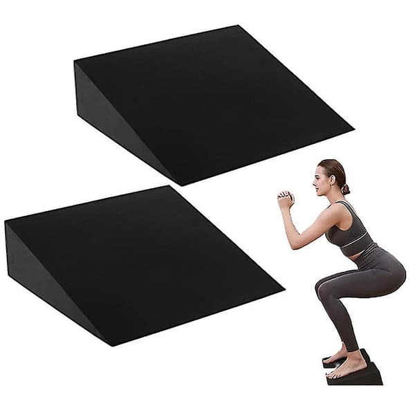 Yogablokke Skum Squat Kile Blok Kalvestrækker Skrå Bræt Fodstræk Kile Blokke Hjem Yoga Fitness Udstyr Tilbehør 15x6x5cm voksen unisex