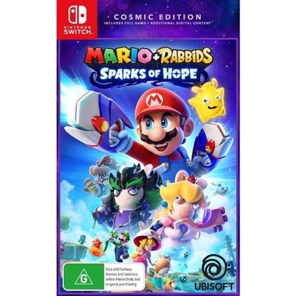 Switch-spil - NINTENDO - Mario + Lapins Crétins : Sparks of Hope - Cosmic Edition - Eventyr - Ny i emballage