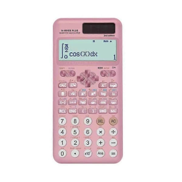 991ES PLUS-2nd Videnskabelig Lommeregner 417 Funktioner Solcelledrevet Funktionel Lommeregner til Skoleelever og Lærere