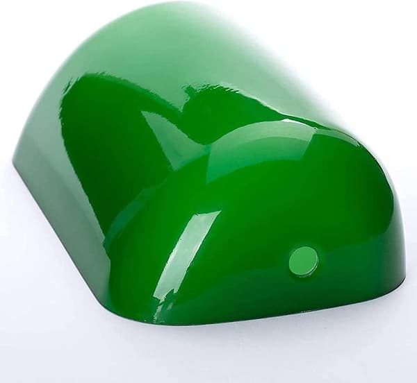 Reserve Bankerlampe Skjerm, Bordlampe, Glasskjerm, Flerfarget, Reserve Glasskjerm, Glasskjerm Til Skrivebordslampe Grønn.
