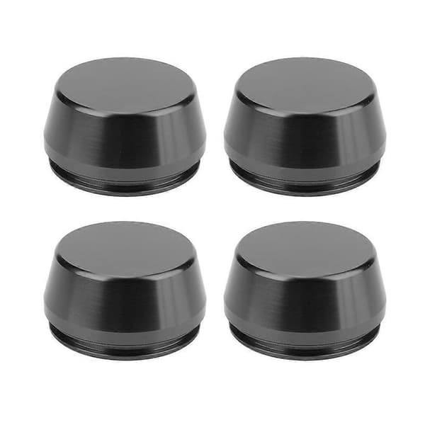 4 kpl 56 mm / 2,2 tuuman universaali pyörän vanteen keskiökapseli navan suojus alumiininen modifioitu osa (musta)