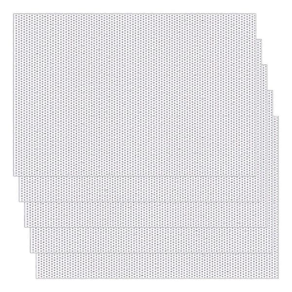 0,5 mm Fursuit-silmäverkko cosplayhin, valkoinen