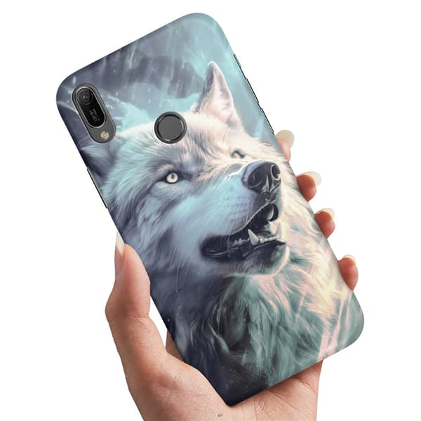 Cover / Mobilcover til Samsung Galaxy A40 - Wolf