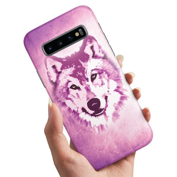 No name Samsung Galaxy S10e - Cover / Mobilcover Wolf