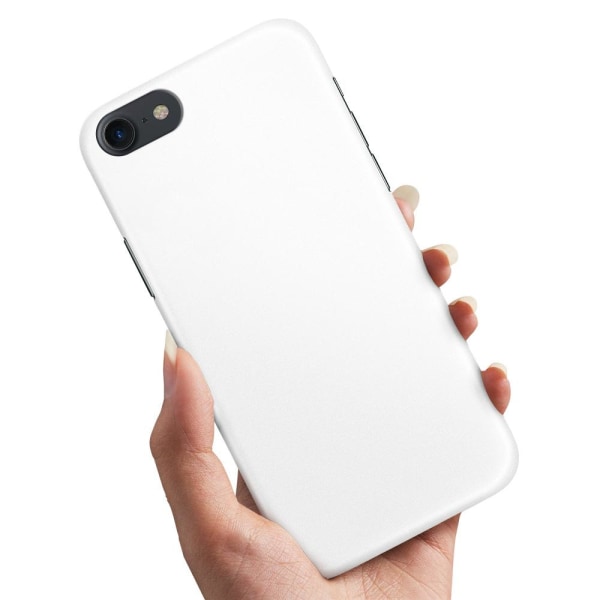 No name Iphone 7/8/se - Cover / Mobilcover Hvid White