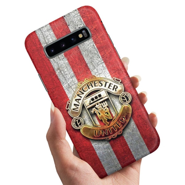 No name Samsung Galaxy S10 Plus - Cover / Mobilcover Manchester United