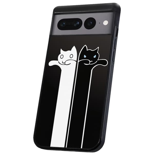 Google Pixel 8A - Deksel/Mobildeksel Avlange Katter
