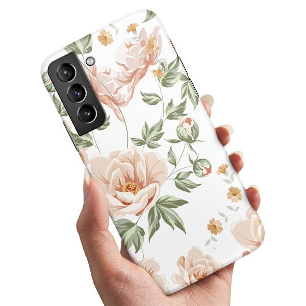Samsung Galaxy S22 Plus - Deksel/Mobildeksel Blomstermønster