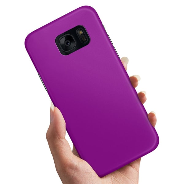 No name Samsung Galaxy S7 - Cover / Mobilcover Lilla Purple