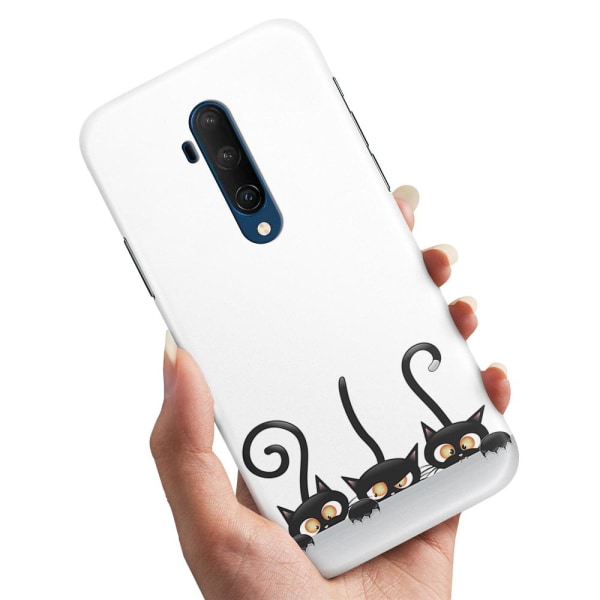 No name Oneplus 7t Pro - Cover / Mobilcover Black Cats