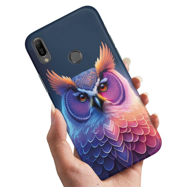 No name Huawei P20 Lite - Cover Owl