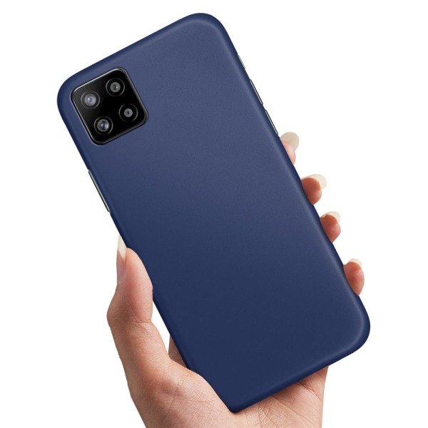 No name Samsung Galaxy A22 5g - Cover / Mobilcover Mørkeblå