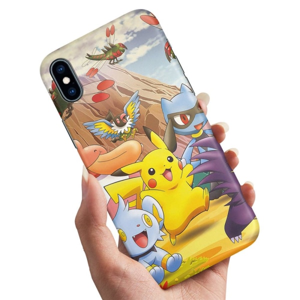 No name Iphone X/xs - Cover / Mobilcover Pokemon Multicolor