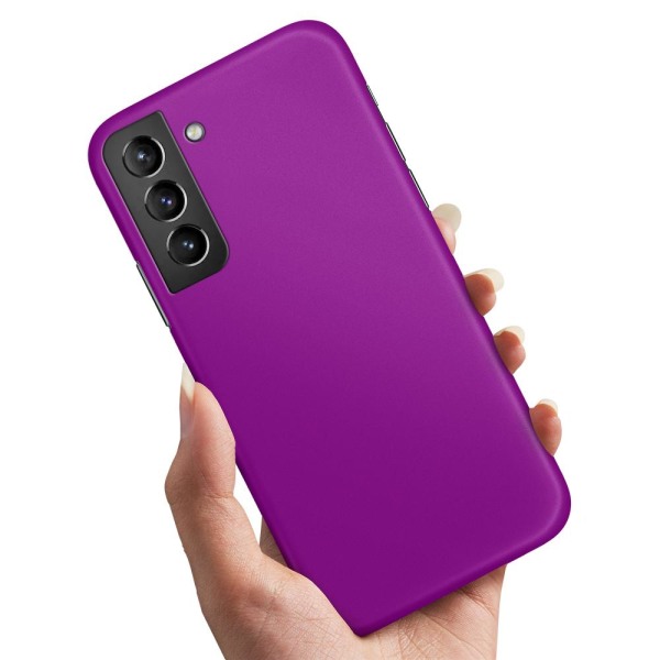 No name Samsung Galaxy S21 - Cover / Mobilcover Lilla Purple