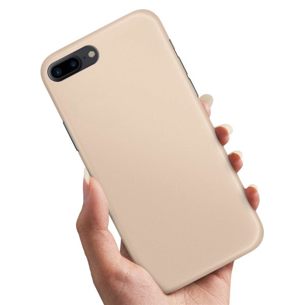No name Iphone 7/8 Plus - Cover / Mobilcover Beige