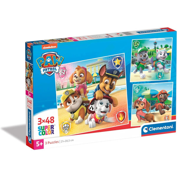 Paw Patrol Pussel – 3x48 bitar